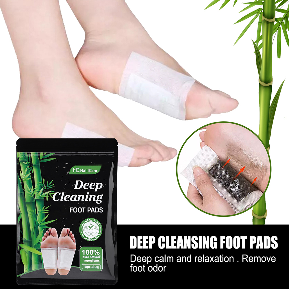 Detox Foot Patch - 10 stuks Mugwort Bamboehoutskool Voetpleisters voor
