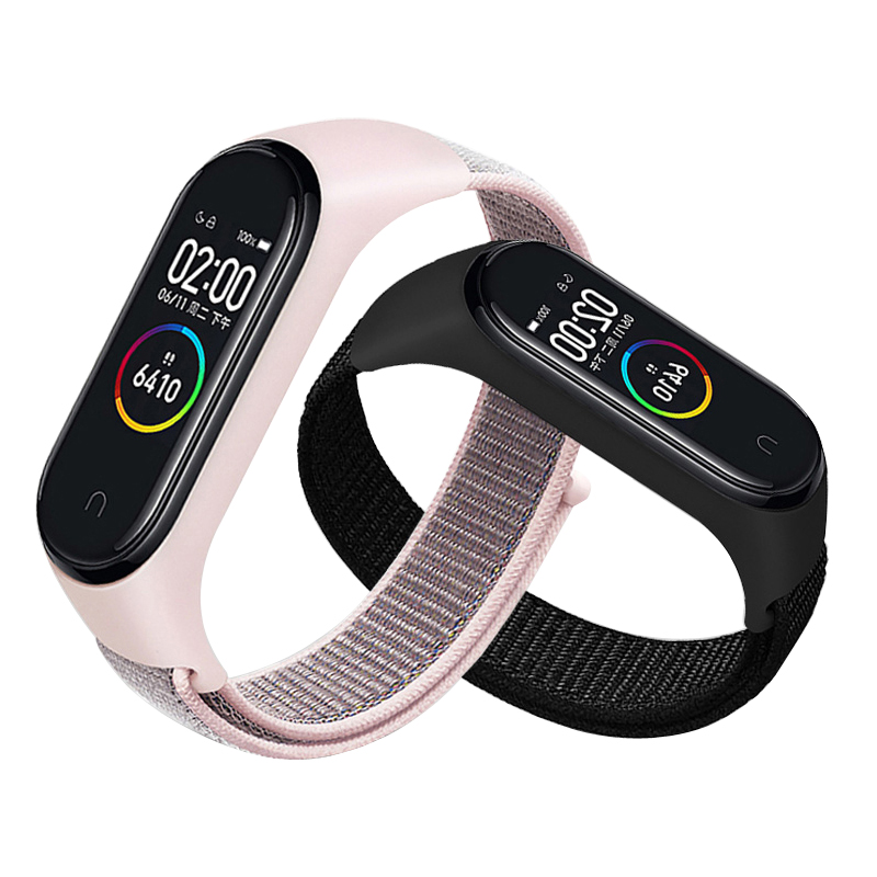 Health Wellness Bracelet - Nylon armband voor Mi Band 8