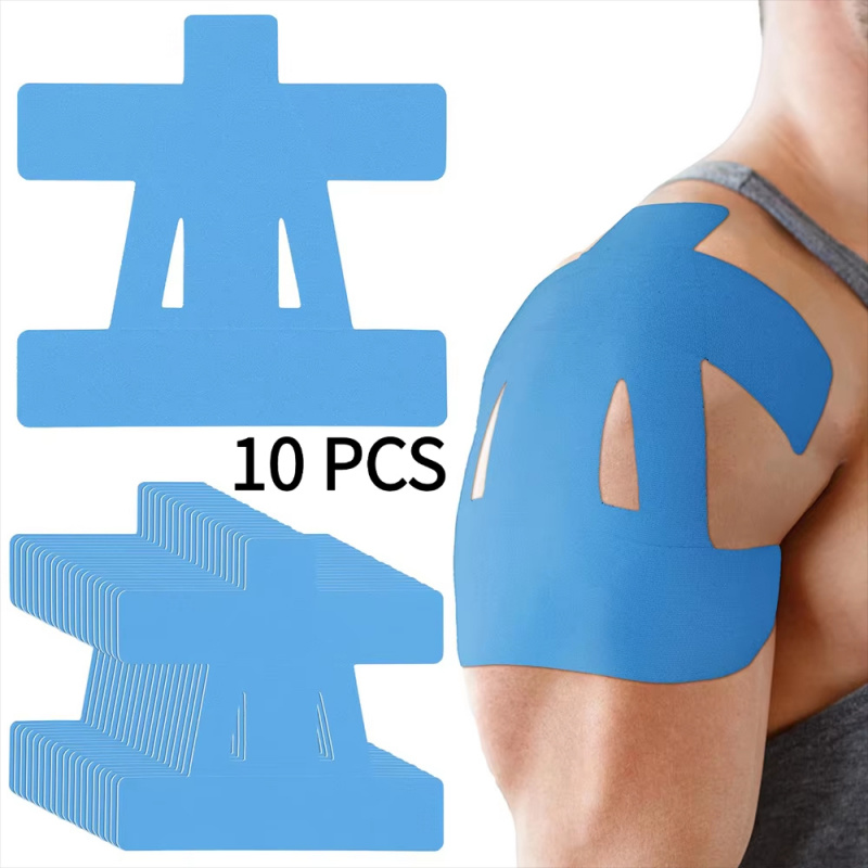 Sports Taping Precut - 10 stuks voorgeknipte kinesiologietape voor verlichting