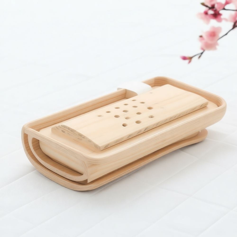 Draagbaar houten nekkussen met - Therapy Health And Wellness recensie en prijs