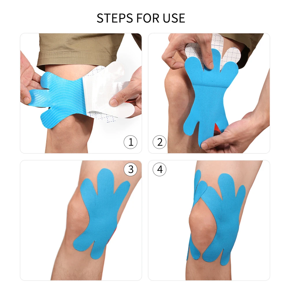 5 STKS Voorgesneden Knie Kines - Sports Taping Precut recensie en prijs