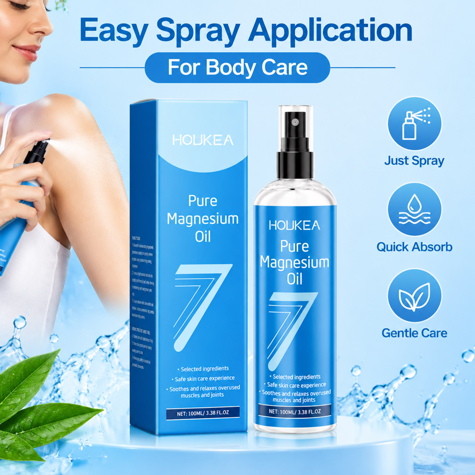 Pure Magnesium Olie Spray 100m - Bath Salts Magnesium recensie en prijs
