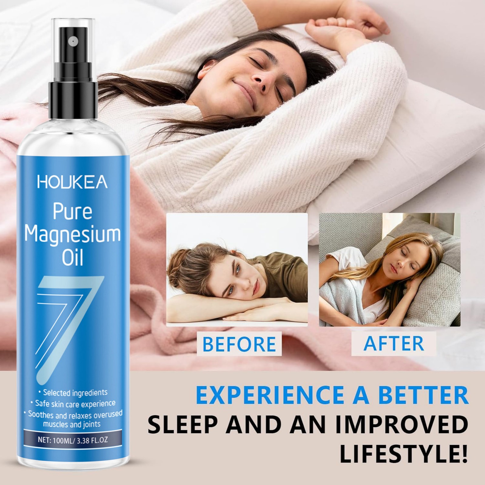 Pure Magnesium Olie Spray 100m - Bath Salts Magnesium recensie en prijs