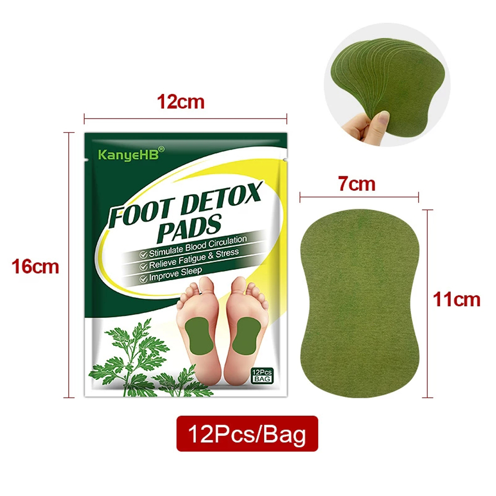 Detox Voet Pleisters Pads 12/2 - Detox Foot Patch recensie en prijs