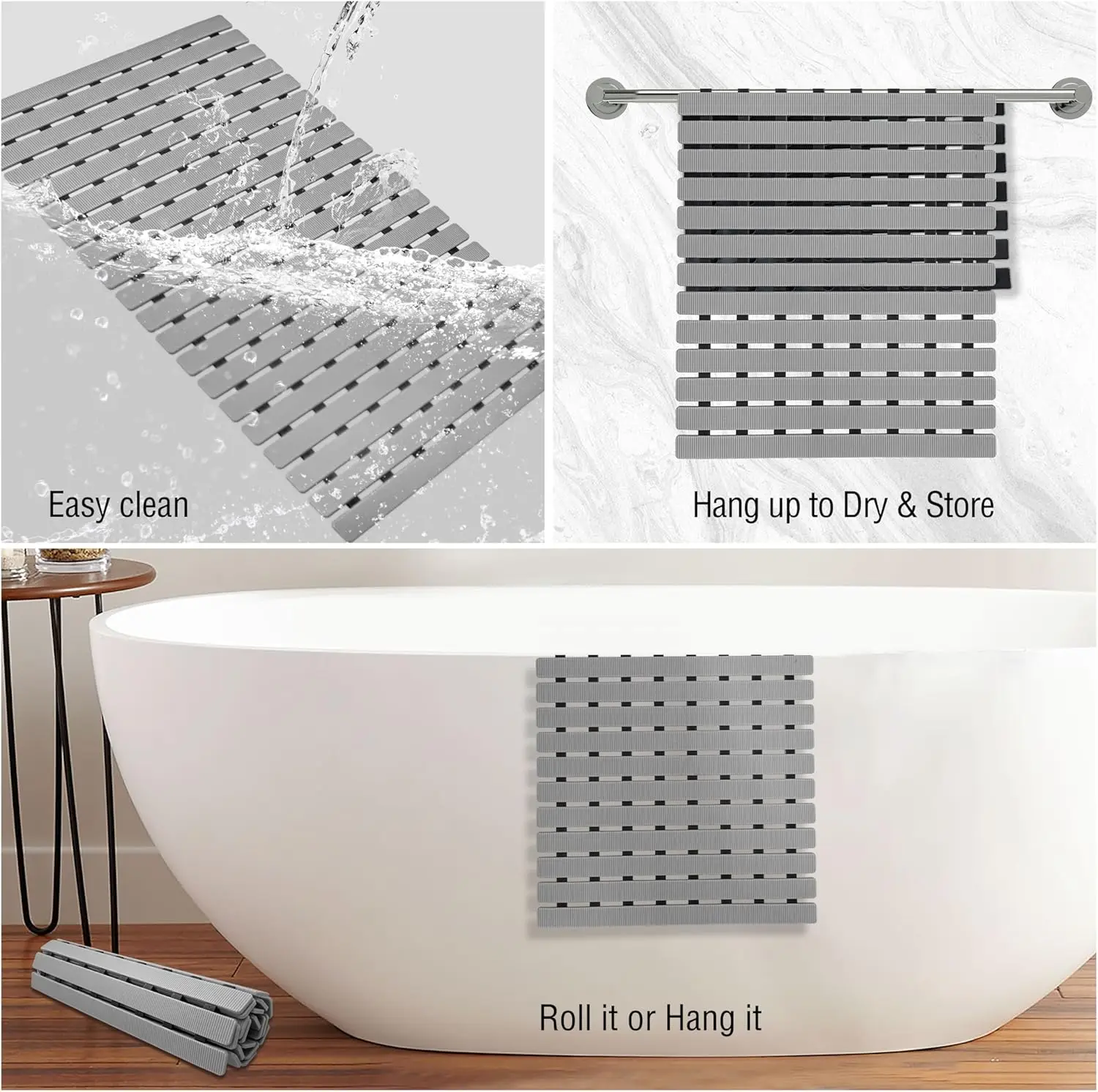 1pc badmat antislip, douchemat - Bamboo Bath Mat recensie en prijs